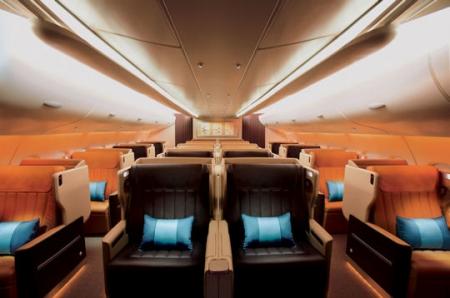 Int�rieur de l'A380 Singapore Airlines